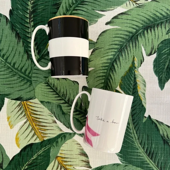 Kate Spade • Lenox • Take a Bow & Leave Something To the Imagination Mugs • S/2 - Picture 4 of 6
